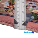 Cypress Handwoven Runner Rug Peach border and finishing (Edge view)