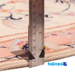Cypress Persian Handwoven Runner Rug Cream 280x77x1 cm - Corner detail showing binding and edges