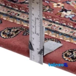 C Persia Handwoven Area Rug - Rich Copper Design border and finishing (Edge view)