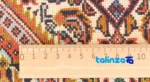 Si Persia Handwoven Runner Fish Design Cream - Detail view showing finish and material