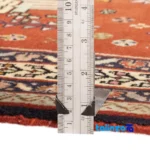 Si Persia Handwoven Carpet Rectangular Luxurious Red border and finishing (Edge view)