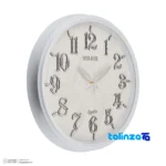 Wilder Quartz Wall Clock Model 646 - Mounting detail showing back panel and hook