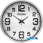 Detail view of Wilder Wall Clock Model 607 Stylish Design movement and rear mount