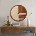 MC Wall Clock Stylish Design Classic Analog - Mounting detail showing back panel and hook