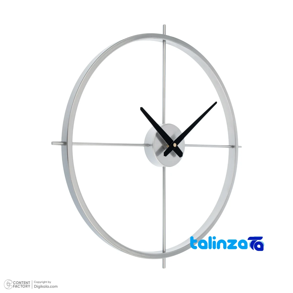 Elegant Wall Clock Model 0044 movement and rear mount (Detail view)