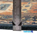 Corner detail of C Persia Handwoven Rug Elegant Design binding and edges