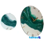 Mounting detail of Resin Wall Clock Decorative Design with Key Holder back panel and hook