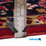 Edge view of C Persia Handwoven Carpet Luxurious Design border and finishing