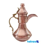 ZH Copper Arabic Coffee Pot Unique Design - Detail view showing finish and material