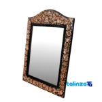Copper Mirror Candleholder Royal Diamond Set 72 x 22 - Detail view showing finish and material
