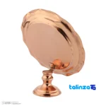 Detail view of Zanjan Copper Candelabra Set - Handcrafted Elegance finish and material