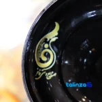 Fakher Copper Fruit Bowl Diamond Engraved finish and material detail view)