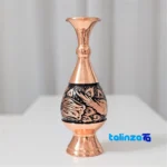 Negaristan Copper Vase Set Handcrafted Decorative Isfahan - Detail view showing finish and material
