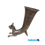 Persian Cat Rhyton Statue Traditional Design Animal finish and material detail view)