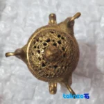 China Bronze Dragon Figurine Chocolate Holder Flamingo - Seal view showing packaging security