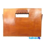 Detail view of R24 Handmade Women's Handbag with Wallet finish and material