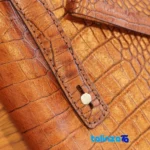 Handmade Leather Bag LM332 Unique Design - Detail view showing finish and material