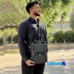 Man-0102 Messenger Bag Stylish Design finish and material detail view)