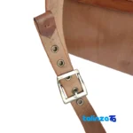 Saya Handmade Leather Bag finish and material detail view)