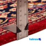 C Persia Handwoven Rug Luxurious Design - Edge view showing border and finishing