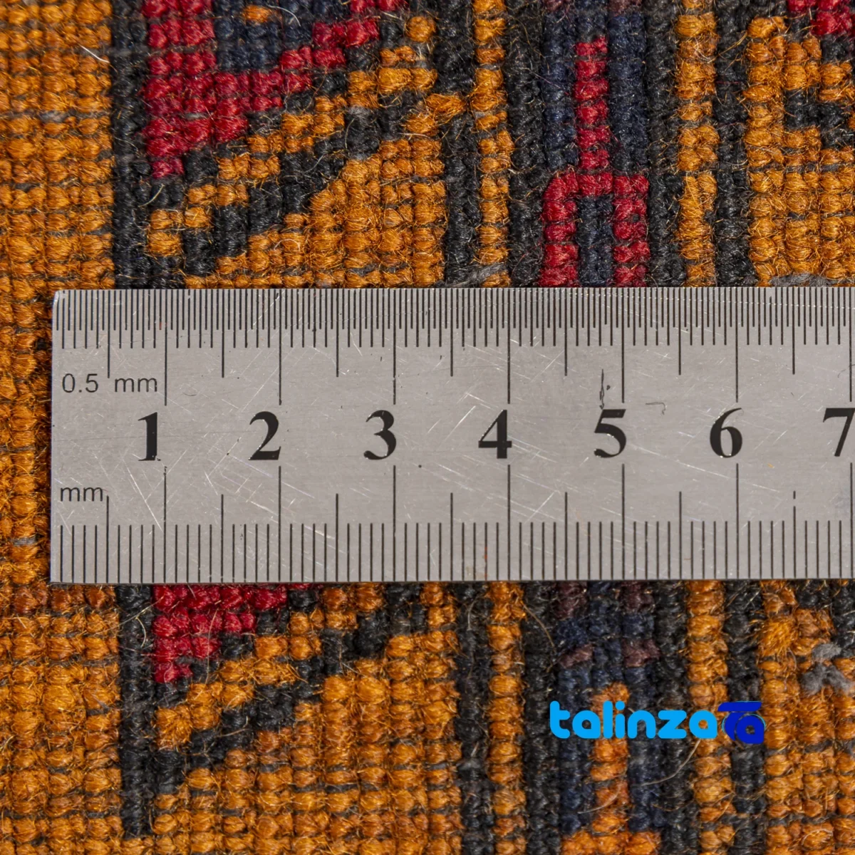 Handwoven Persian Rug Model Baluch binding and edges (Corner detail)