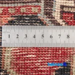 Edge view of Kurdish Handwoven Carpet Unique Design border and finishing