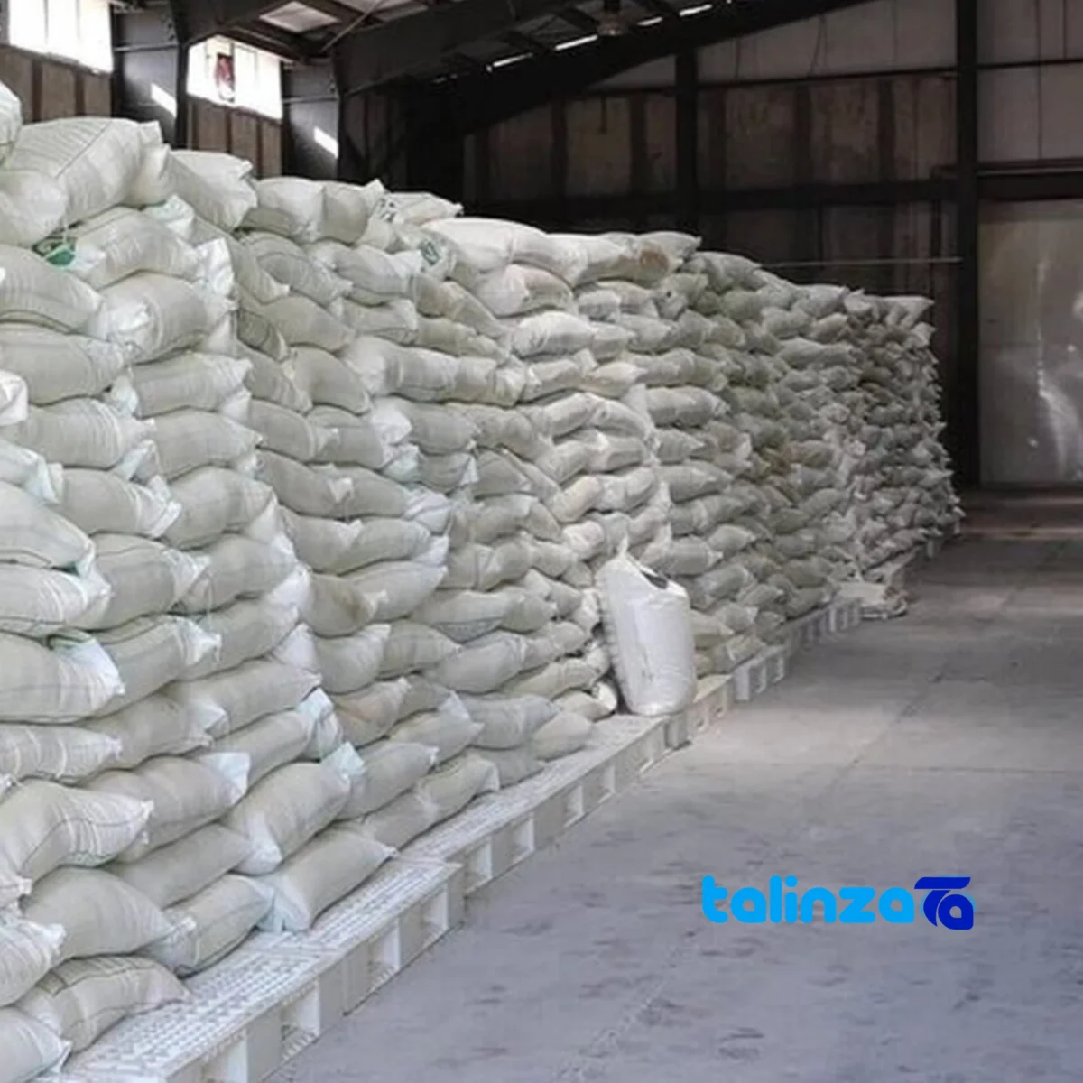 Packaging view of Mazandaran Tarom Aromatic Rice 10000 grams bag seal and material