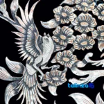 Side view of Shahkar Copper Engraved Handmade Wall Artwork 127 x 3 profile and structure