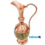 Side view of Khatamkari Samovar Set Tabletop 35 x 21 profile and structure