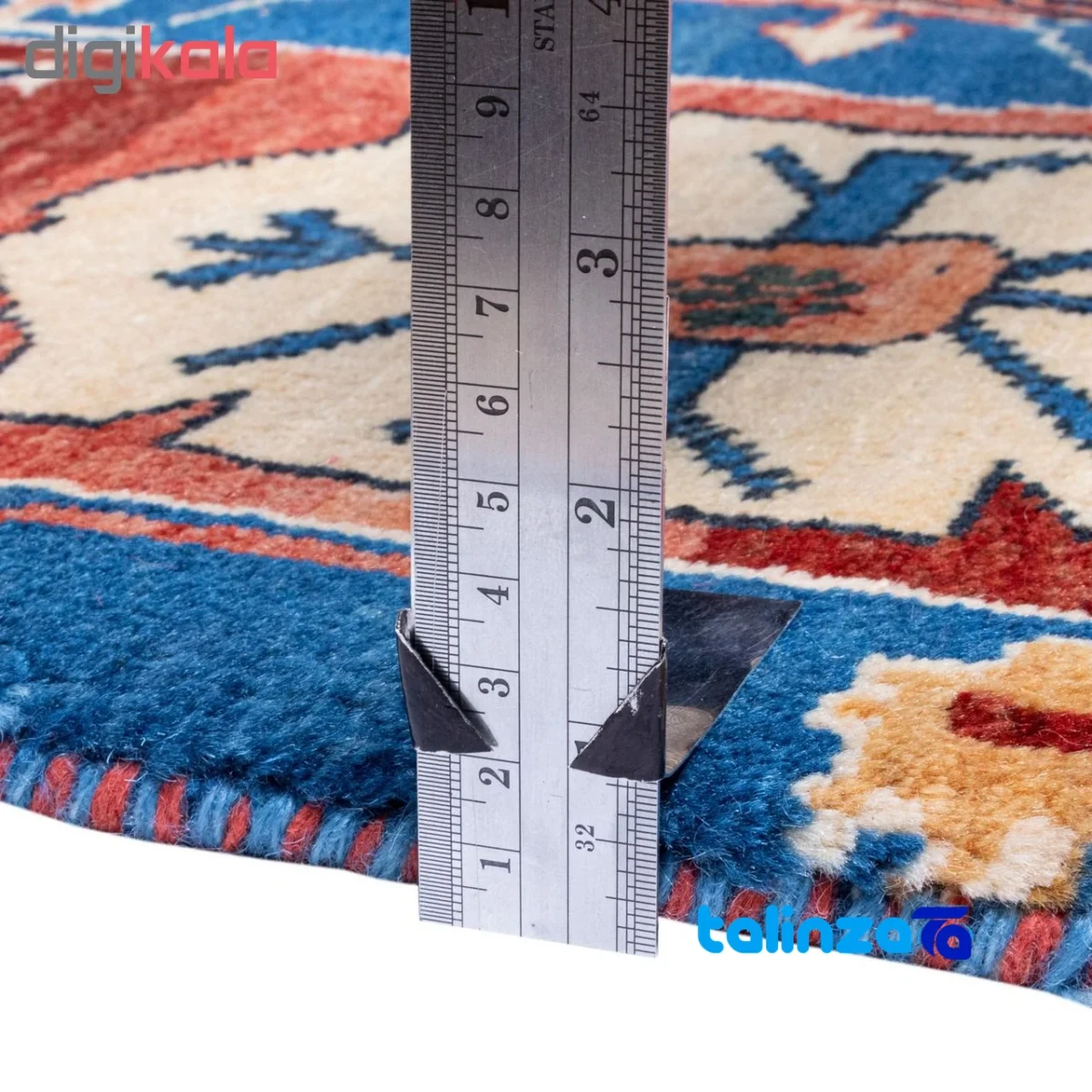 In-room view of Si Persia Handwoven Rug Green room styling and scale