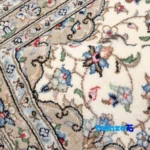 Persia Handwoven Rug Cream Design Unique - In-room view showing room styling and scale