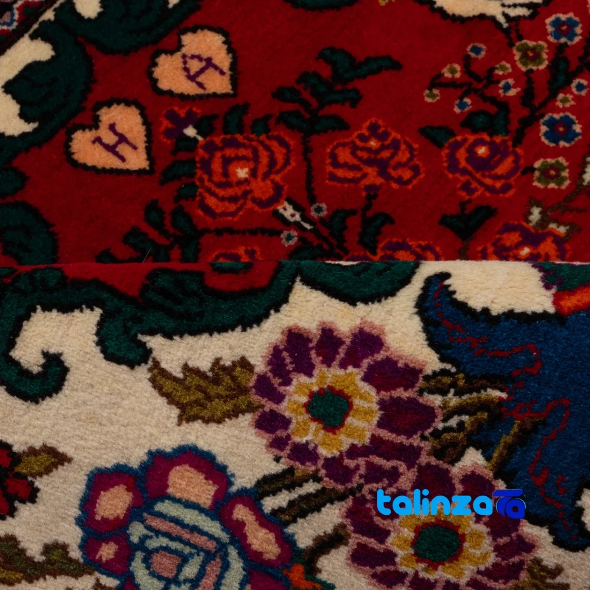 In-room view of Si Persia Handwoven Rug Elegant Design room styling and scale