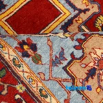 Si Persia Handwoven Rug Elegant Navy Design - In-room view showing room styling and scale