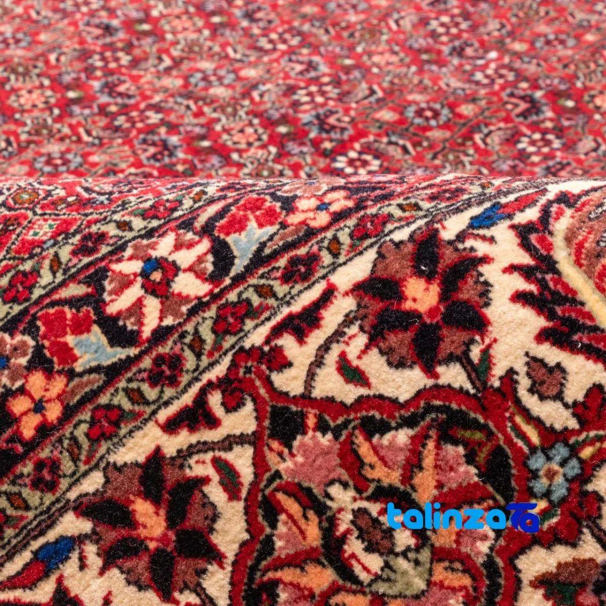 C Persia Handwoven Rug Stunning Design - In-room view showing room styling and scale