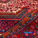Persia Handwoven Rug Unique Design 157x109x1 cm floor placement example (Room setting)