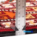 Room setting of Si Persia Handwoven Rug Geometric Design Cream floor placement example