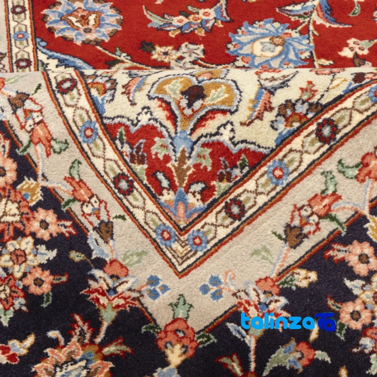 C Persia Handwoven Rug Stunning Design - Room setting showing floor placement example