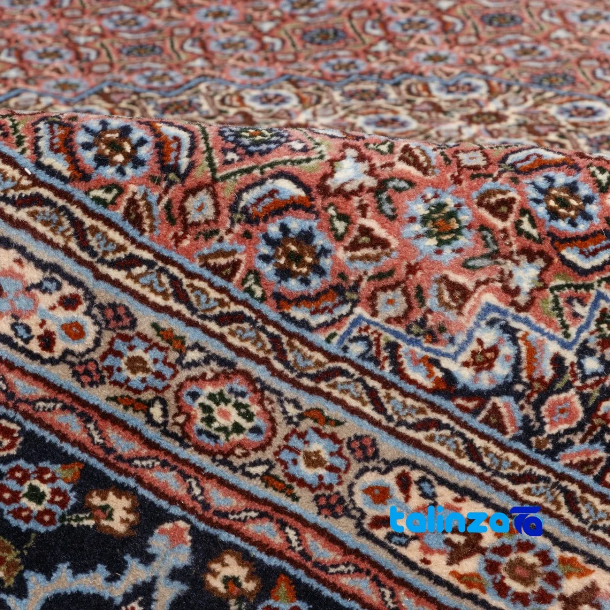C Persia Handwoven Rug Unique Design room styling and scale (In-room view)