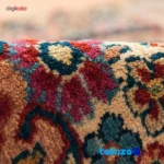 In-room view of Handwoven Persian Rug - Floral Design room styling and scale