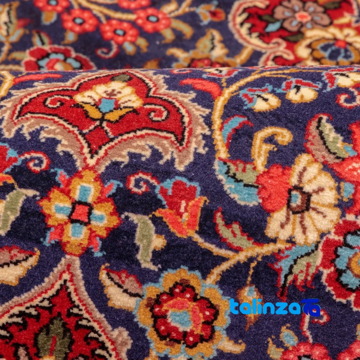 Side view of Si Persia Handwoven Runner Stunning Design 212x67x1 cm profile and structure