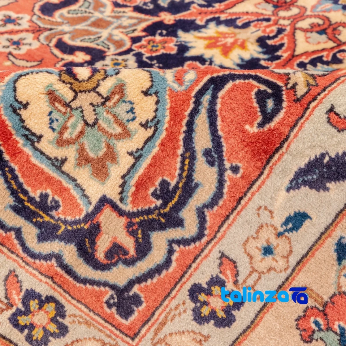 Si Persia Handwoven Area Rug Elegant Design floor placement example (Room setting)
