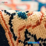Handwoven Carpet Colorful Design - In-room view showing room styling and scale