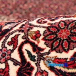 In-room view of C Persia Handwoven Rug Unique Design room styling and scale