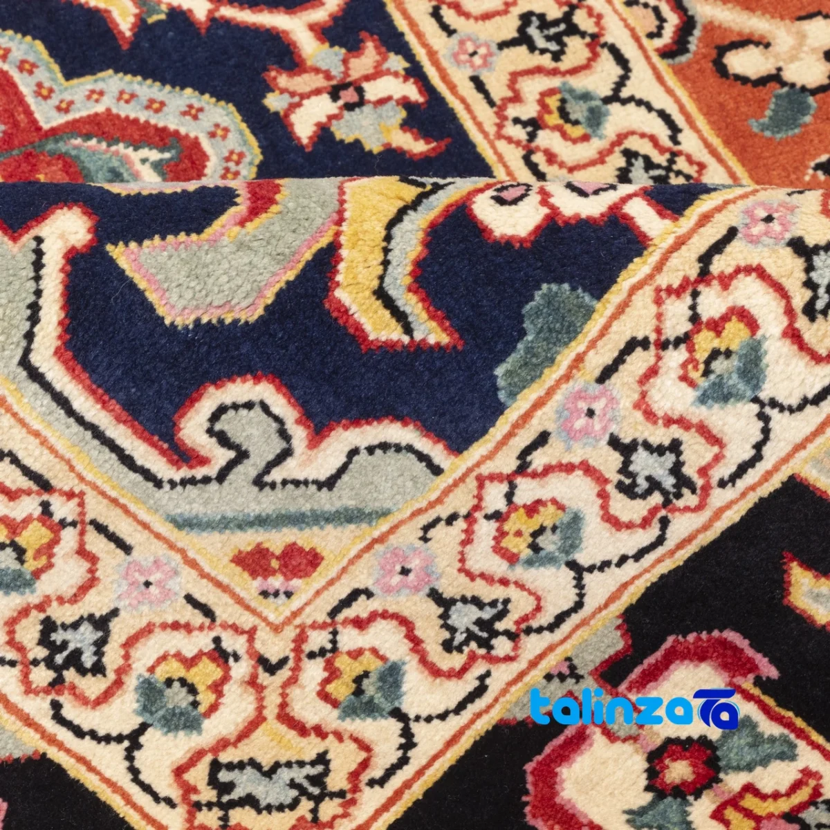 Si Persia Handwoven Rug Colorful Design - Room setting showing floor placement example
