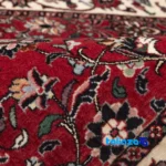 In-room view of Persia Handwoven Carpet Stunning Red Design room styling and scale