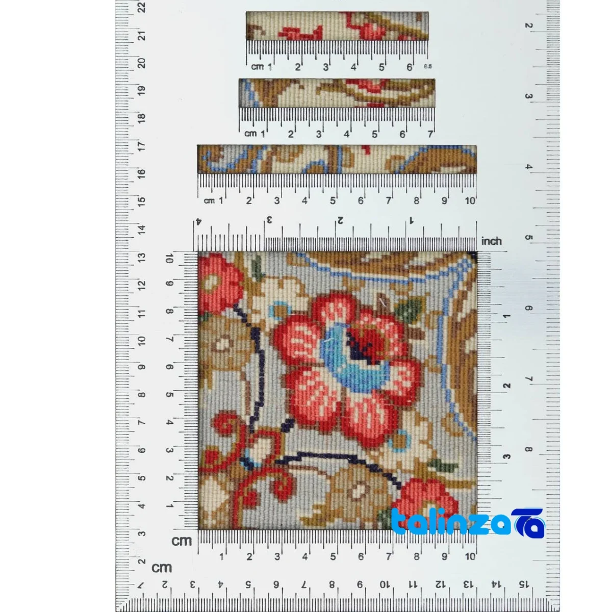 Persian Handwoven Rug Latchak Toranj Cream room styling and scale (In-room view)