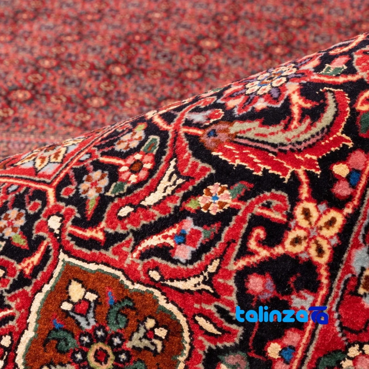 C Persia Handwoven Rug Stunning Design - Room setting showing floor placement example