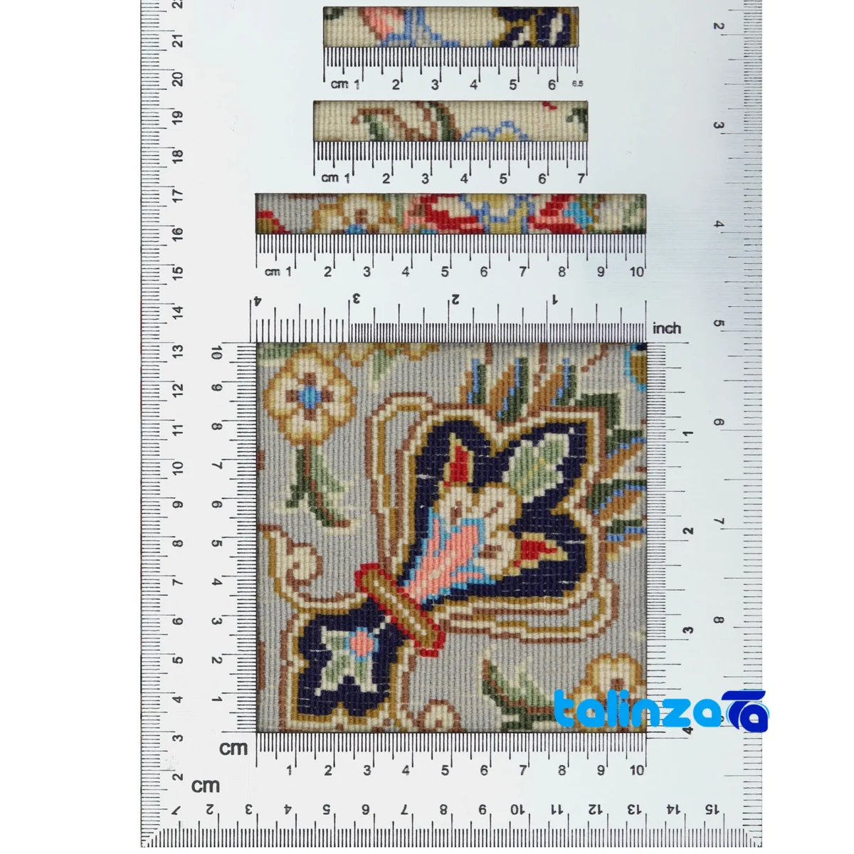 MS Handwoven Rug Latchak Toranj Cream room styling and scale (In-room view)