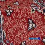 Si Persia Handwoven Runner Vibrant Red profile and structure (Side view)