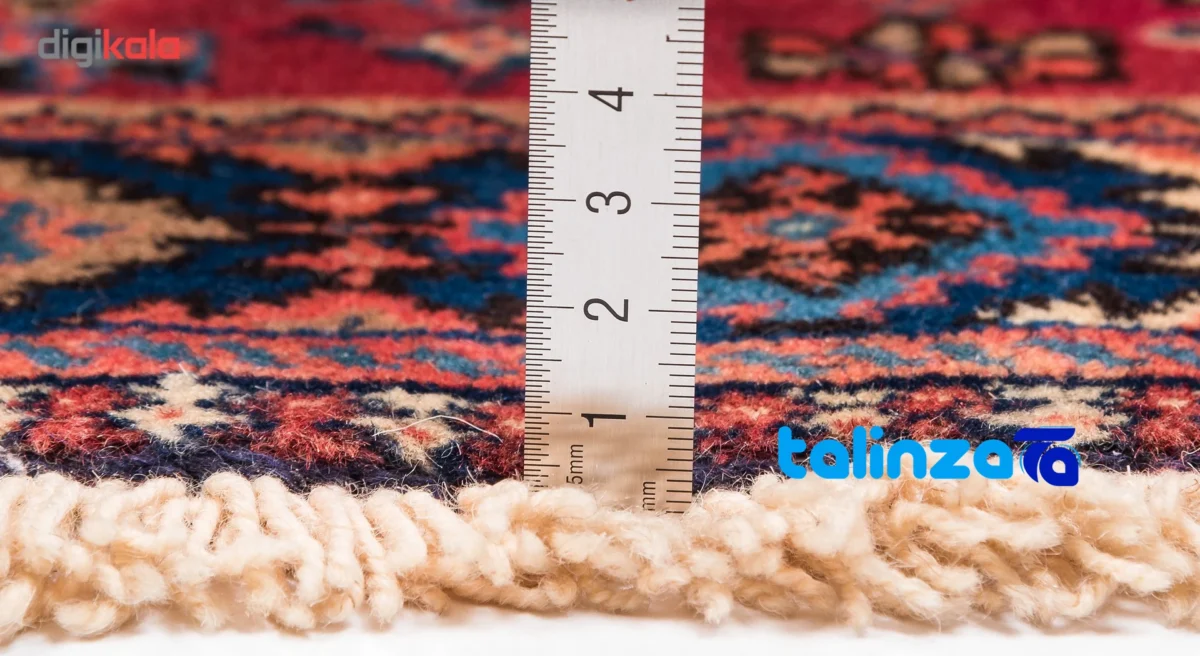 C Persia Handwoven Carpet - Elegant Cream Design room styling and scale (In-room view)